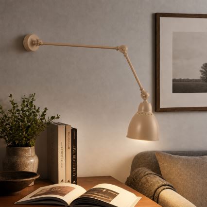 BRILAGI - Væglampe QUILL 1xE27/40W/230V 83 cm beige