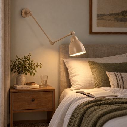 BRILAGI - Væglampe QUILL 1xE27/40W/230V 83 cm beige