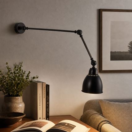 Brilagi - Væglampe QUILL 1xE27/40W/230V 83 cm sort