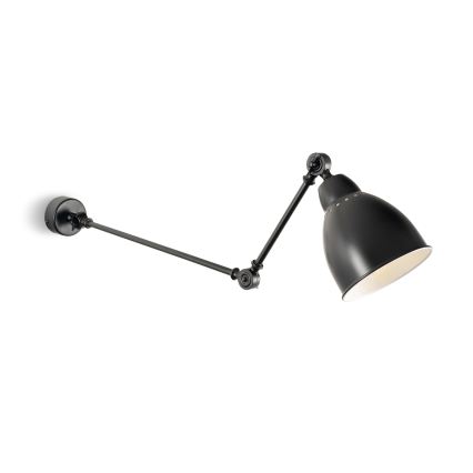 Brilagi - Væglampe QUILL 1xE27/40W/230V 83 cm sort
