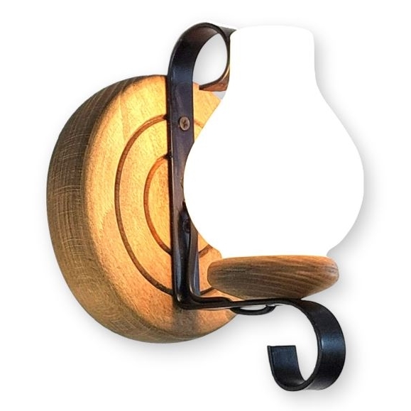 Brilagi - Væglampe ROATA APLICA 1xE14/40W/230V bøg