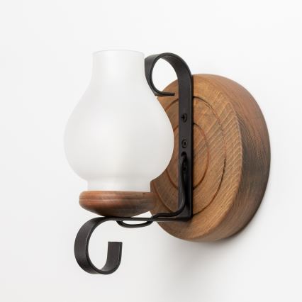 Brilagi - Væglampe ROATA APLICA 1xE14/40W/230V bøg