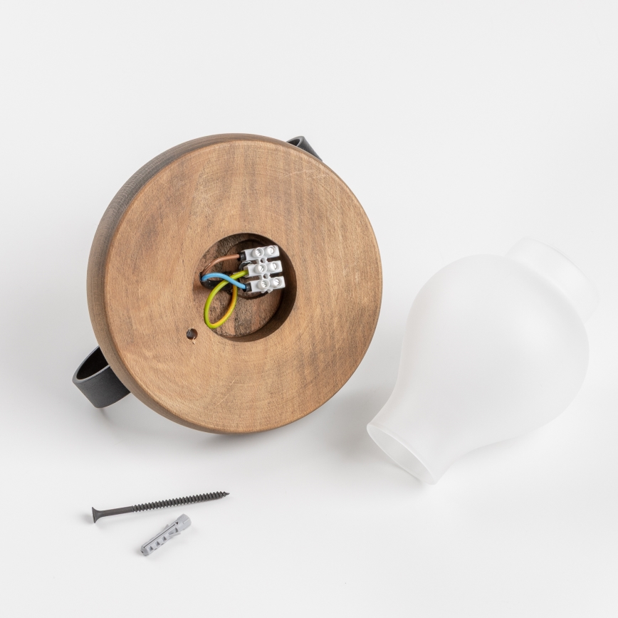 Brilagi - Væglampe ROATA APLICA 1xE14/40W/230V bøg