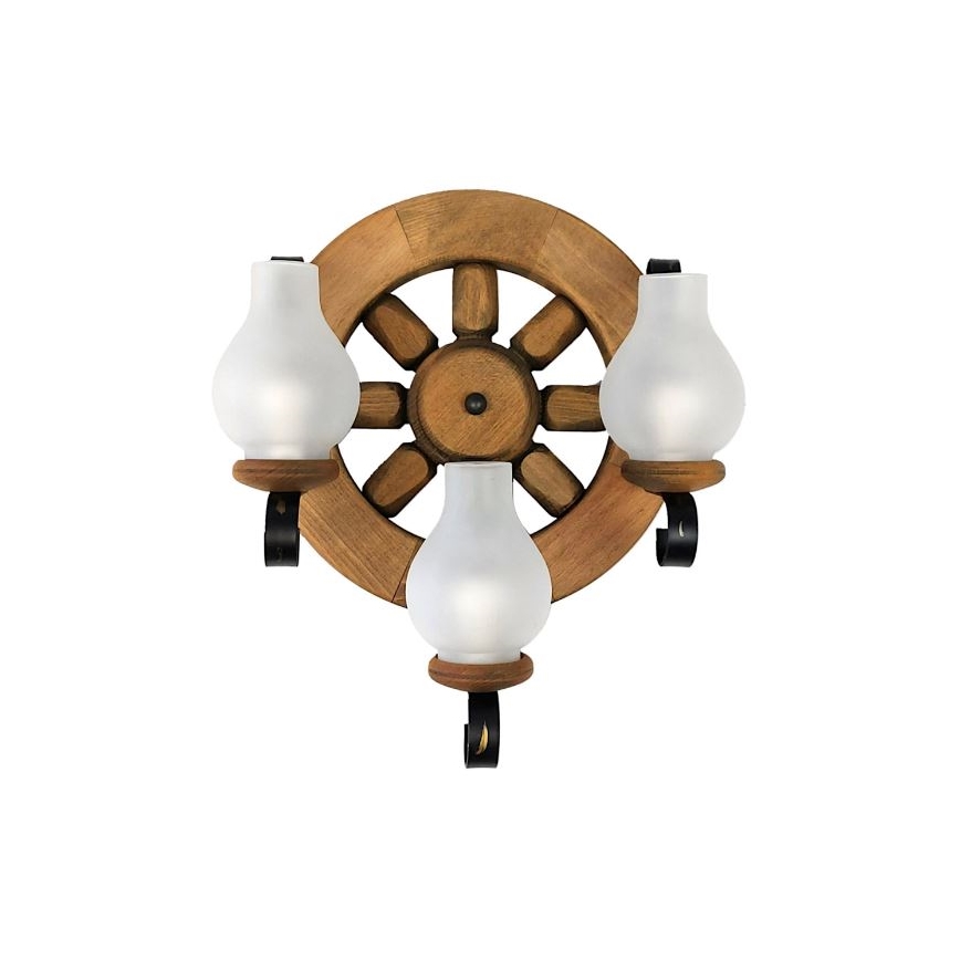 Brilagi - Væglampe ROATA APLICA 3xE14/40W/230V bøg