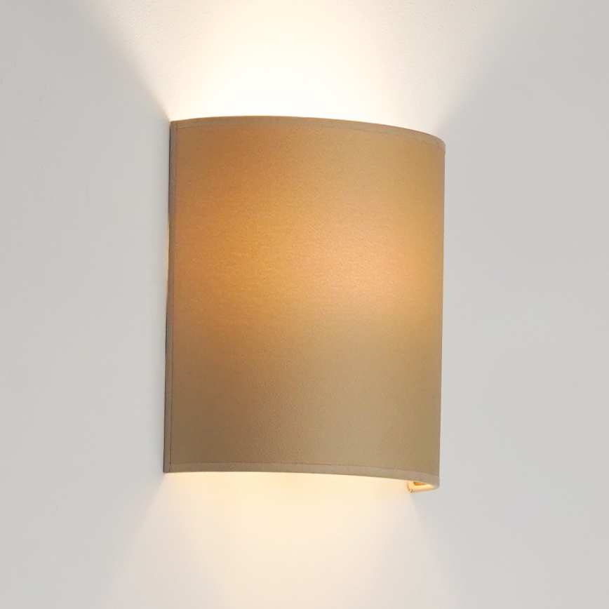 Brilagi - Væglampe SEMI 1xE27/15W/230V beige