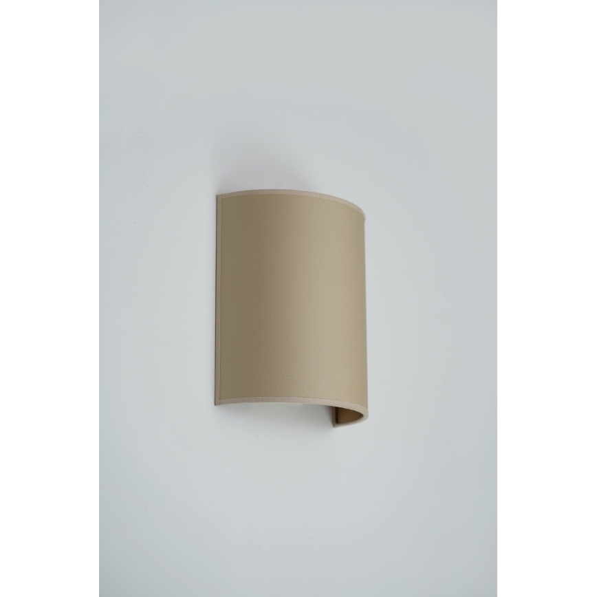 Brilagi - Væglampe SEMI 1xE27/15W/230V beige