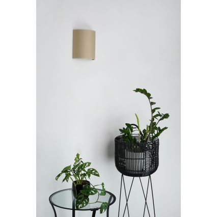 Brilagi - Væglampe SEMI 1xE27/15W/230V diameter 20 cm beige