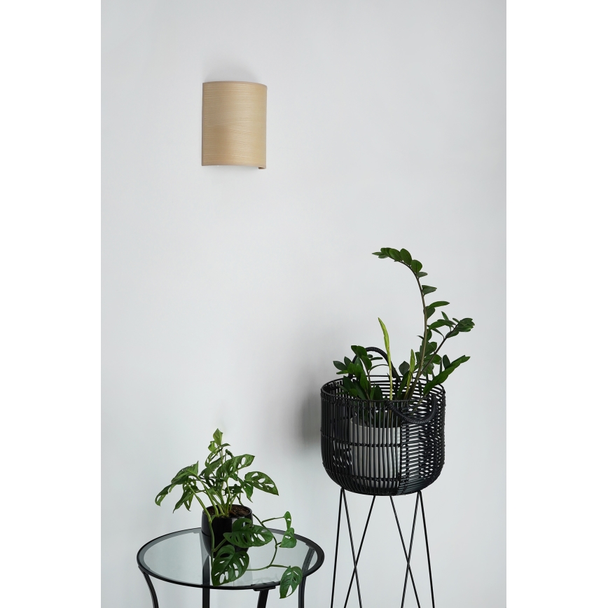 Brilagi - Væglampe SEMI 1xE27/15W/230V diameter 20 cm beige