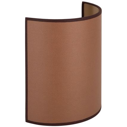 Brilagi - Væglampe SEMI 1xE27/15W/230V diameter 20 cm brun