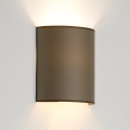 Brilagi - Væglampe SEMI 1xE27/15W/230V diameter 20 cm brun