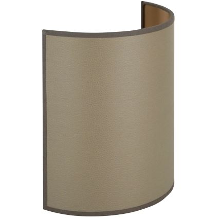Brilagi - Væglampe SEMI 1xE27/15W/230V diameter 20 cm brun