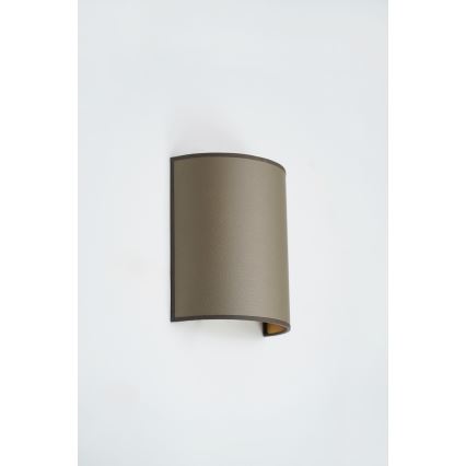 Brilagi - Væglampe SEMI 1xE27/15W/230V diameter 20 cm brun