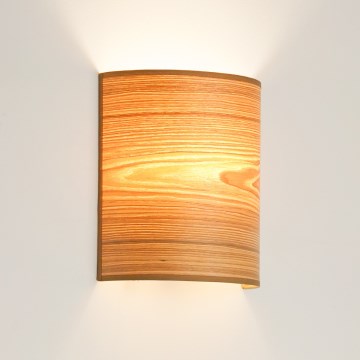 Brilagi - Væglampe SEMI 1xE27/15W/230V diameter 20 cm brun