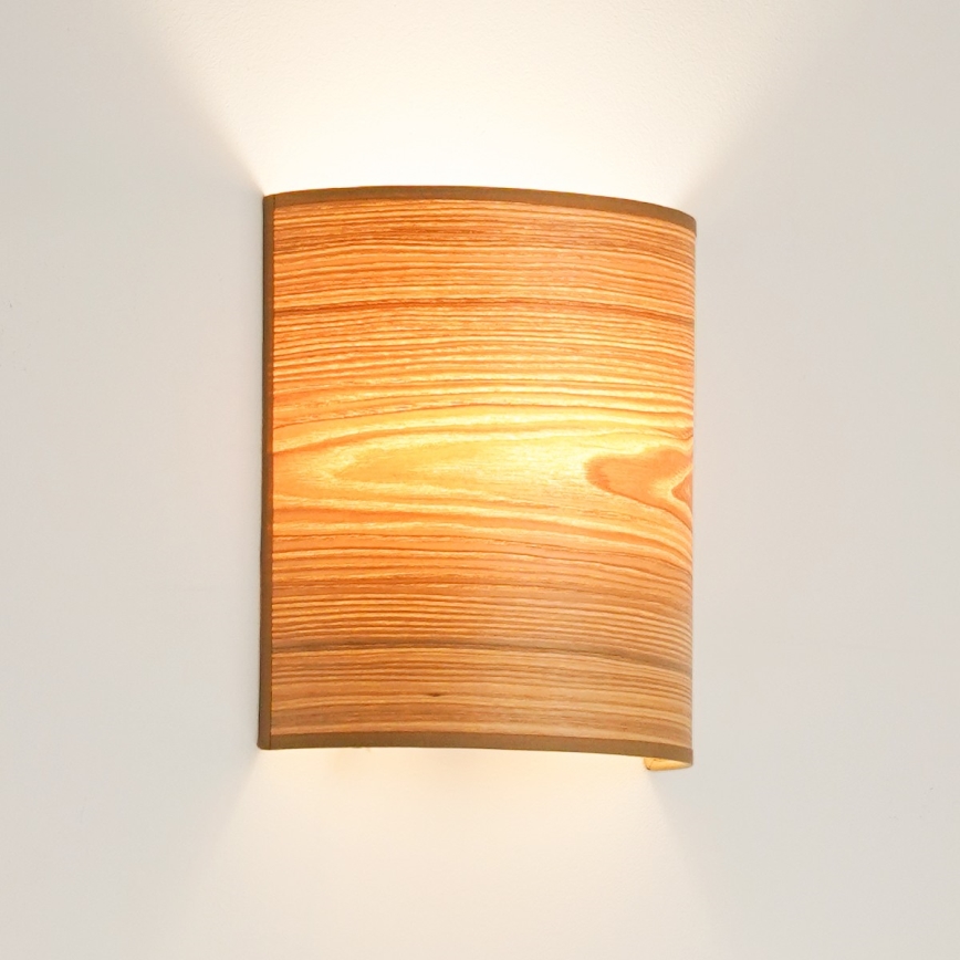 Brilagi - Væglampe SEMI 1xE27/15W/230V diameter 20 cm brun
