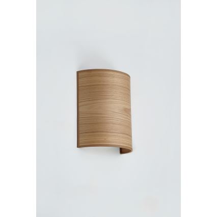 Brilagi - Væglampe SEMI 1xE27/15W/230V diameter 20 cm brun