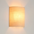 Brilagi - Væglampe SEMI 1xE27/15W/230V diameter 20 cm cremefarvet