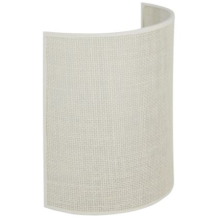 Brilagi - Væglampe SEMI 1xE27/15W/230V diameter 20 cm cremefarvet