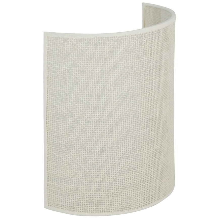 Brilagi - Væglampe SEMI 1xE27/15W/230V diameter 20 cm cremefarvet