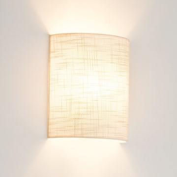 Brilagi - Væglampe SEMI 1xE27/15W/230V diameter 20 cm grå