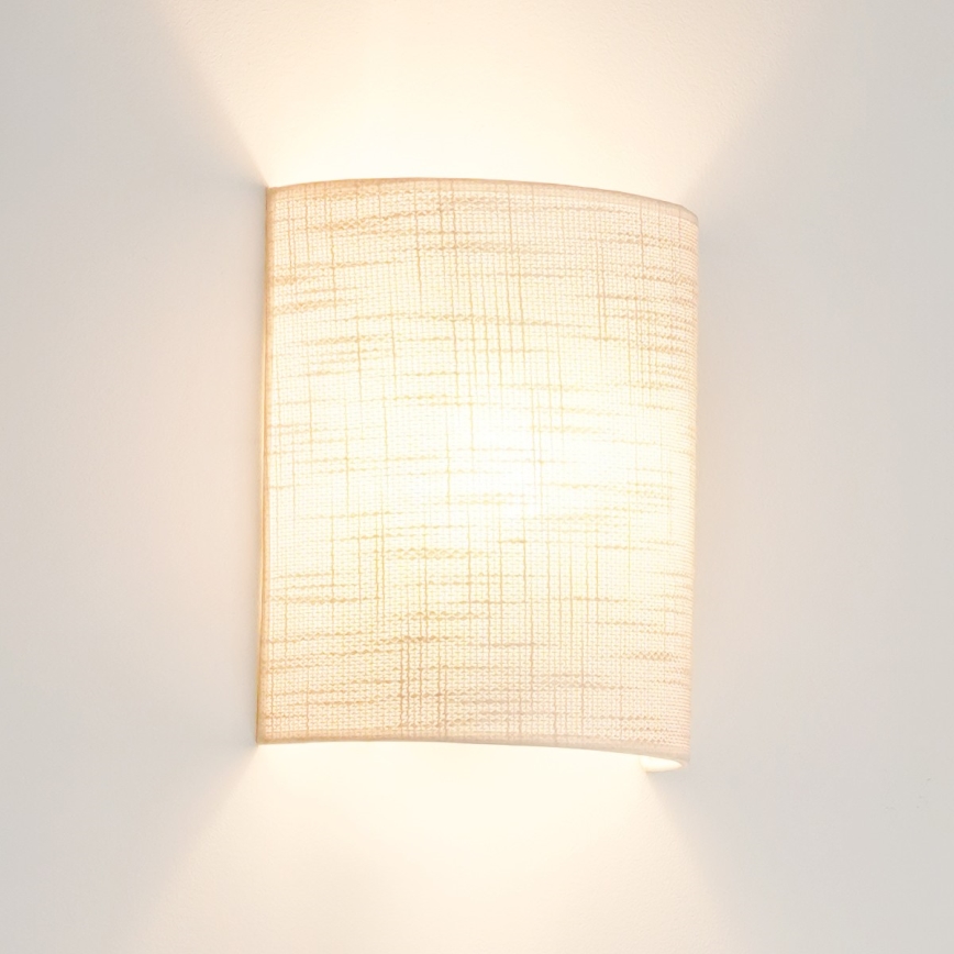 Brilagi - Væglampe SEMI 1xE27/15W/230V diameter 20 cm grå
