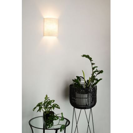 Brilagi - Væglampe SEMI 1xE27/15W/230V diameter 20 cm grå