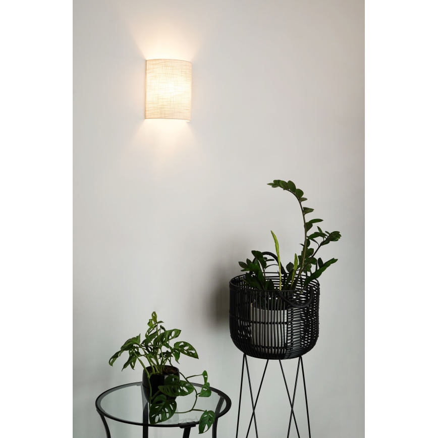Brilagi - Væglampe SEMI 1xE27/15W/230V diameter 20 cm grå