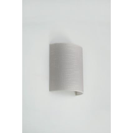 Brilagi - Væglampe SEMI 1xE27/15W/230V diameter 20 cm grå