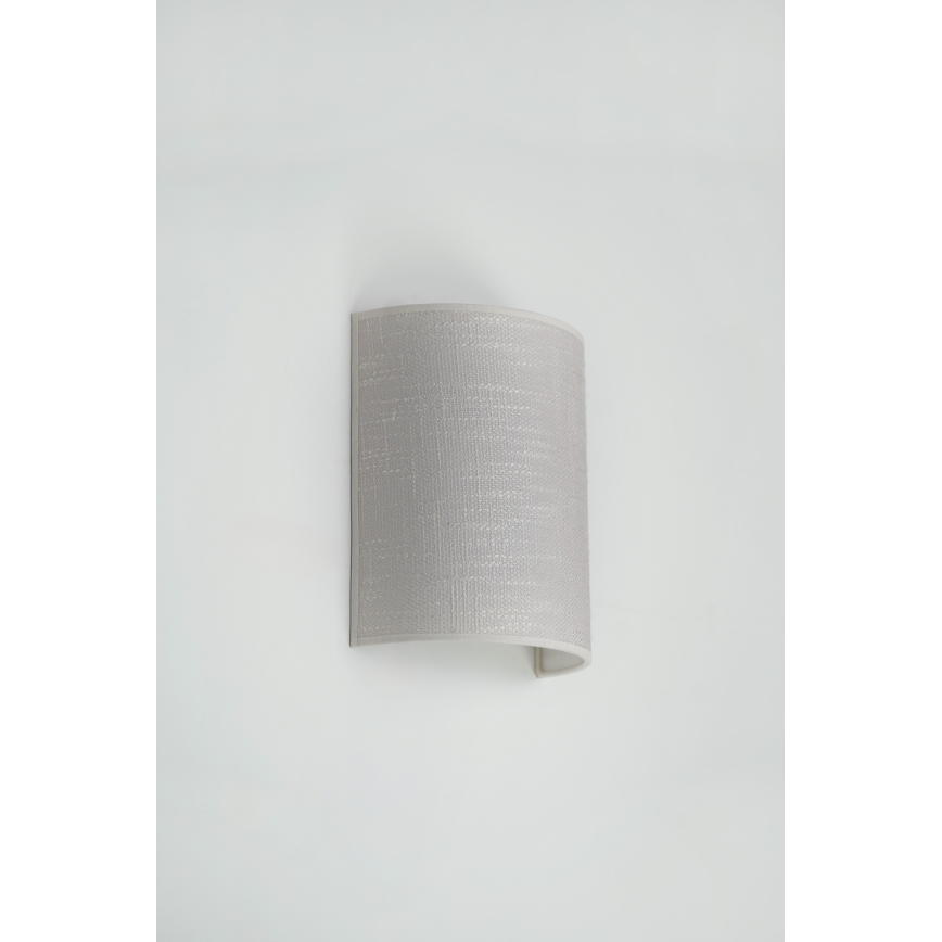 Brilagi - Væglampe SEMI 1xE27/15W/230V diameter 20 cm grå