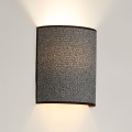 Brilagi - Væglampe SEMI 1xE27/15W/230V diameter 20 cm grå