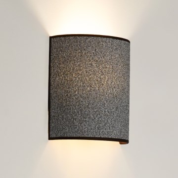 Brilagi - Væglampe SEMI 1xE27/15W/230V diameter 20 cm grå