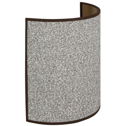 Brilagi - Væglampe SEMI 1xE27/15W/230V diameter 20 cm grå