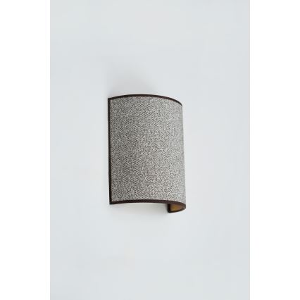 Brilagi - Væglampe SEMI 1xE27/15W/230V diameter 20 cm grå