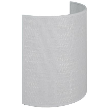 Brilagi - Væglampe SEMI 1xE27/15W/230V diameter 20 cm lysegrå