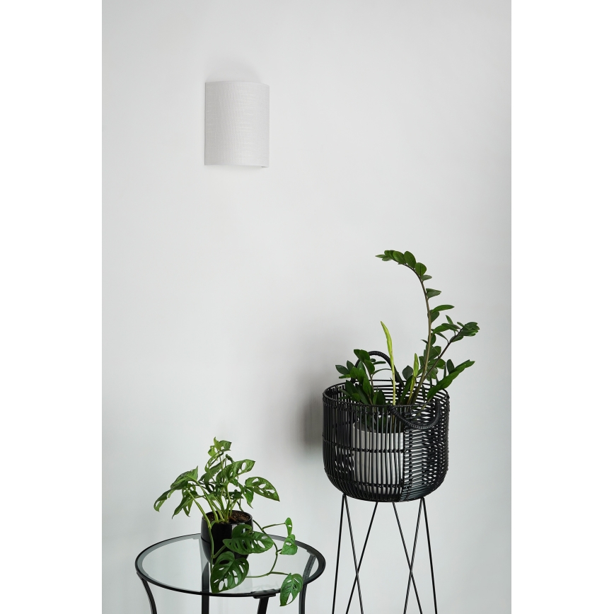 Brilagi - Væglampe SEMI 1xE27/15W/230V diameter 20 cm lysegrå