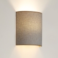 Brilagi - Væglampe SEMI 1xE27/15W/230V diameter 20 cm lysegrå