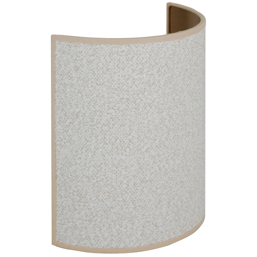 Brilagi - Væglampe SEMI 1xE27/15W/230V diameter 20 cm lysegrå