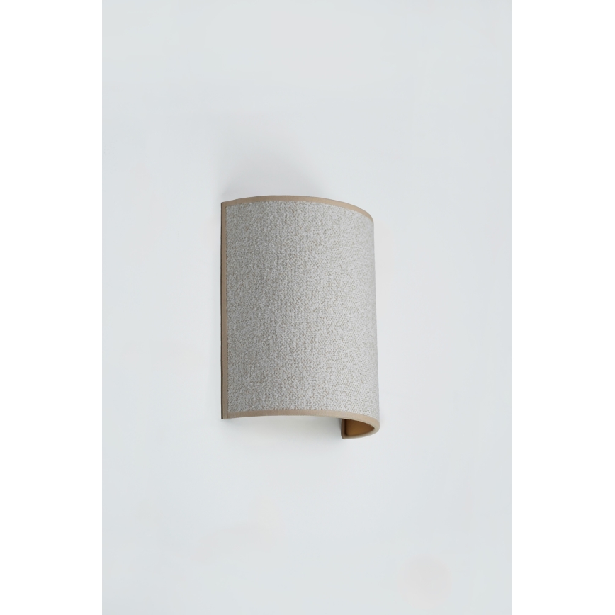 Brilagi - Væglampe SEMI 1xE27/15W/230V diameter 20 cm lysegrå