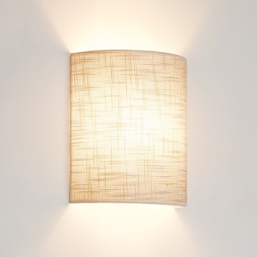 Brilagi - Væglampe SEMI 1xE27/15W/230V diameter 20 cm mørk