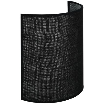Brilagi - Væglampe SEMI 1xE27/15W/230V diameter 20 cm sort