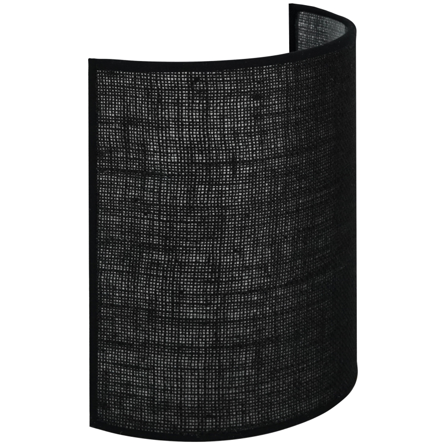 Brilagi - Væglampe SEMI 1xE27/15W/230V diameter 20 cm sort