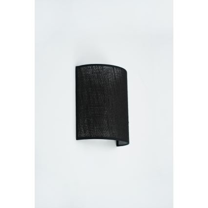 Brilagi - Væglampe SEMI 1xE27/15W/230V diameter 20 cm sort