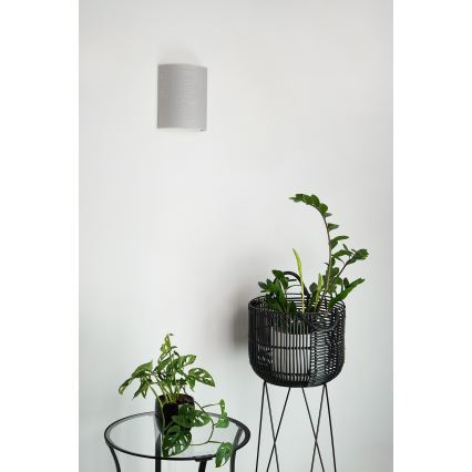 Brilagi - Væglampe SEMI 1xE27/15W/230V grå