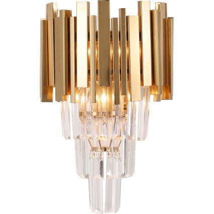 Brilagi - Væglampe VERVE 2xE14/40W/230V guld