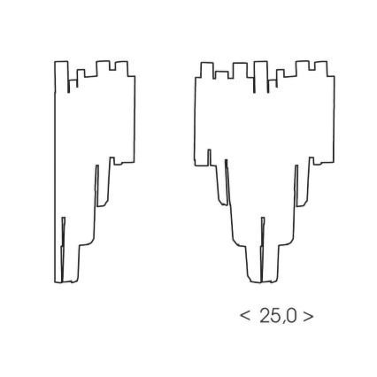 BRILAGI - Væglampe VERVE 2xE14/40W/230V sort