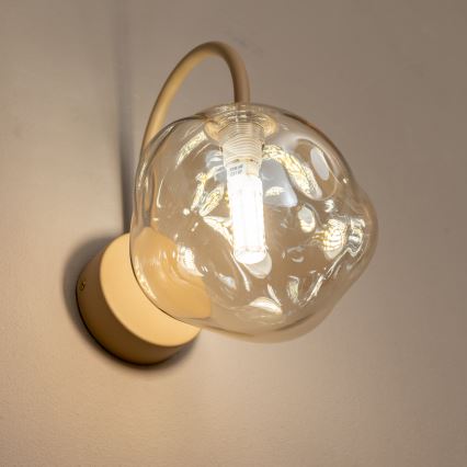 BRILAGI - Væglampe VULCANO 1xG9/8W/230V beige/røget beige