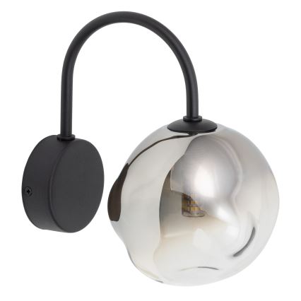 Brilagi - Væglampe VULCANO 1xG9/8W/230V sort/røget sort