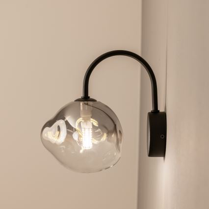 BRILAGI - Væglampe VULCANO 1xG9/8W/230V sort/røget sort