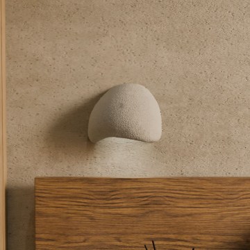 Brilagi - Væglampe WABI SABI 1xE14/40W/230V grå