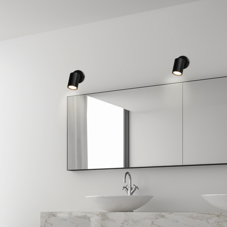 Brilagi - Vægmonteret spot CRISPINA 1xGU10/10W/230V sort