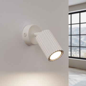 Brilagi - Vægspot CRESTO 1xGU10/10W/230V cremefarvet